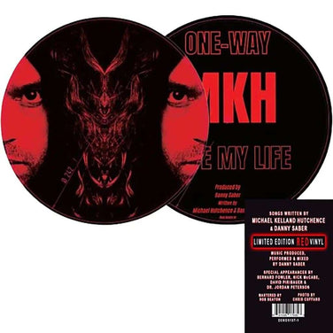 Michael Hutchence - One Way / Save My Life 10" Picture Disc / Red Vinyl Single