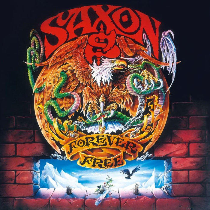 Saxon - Forever Free Limited Edition 180G Translucent Blue Vinyl LP