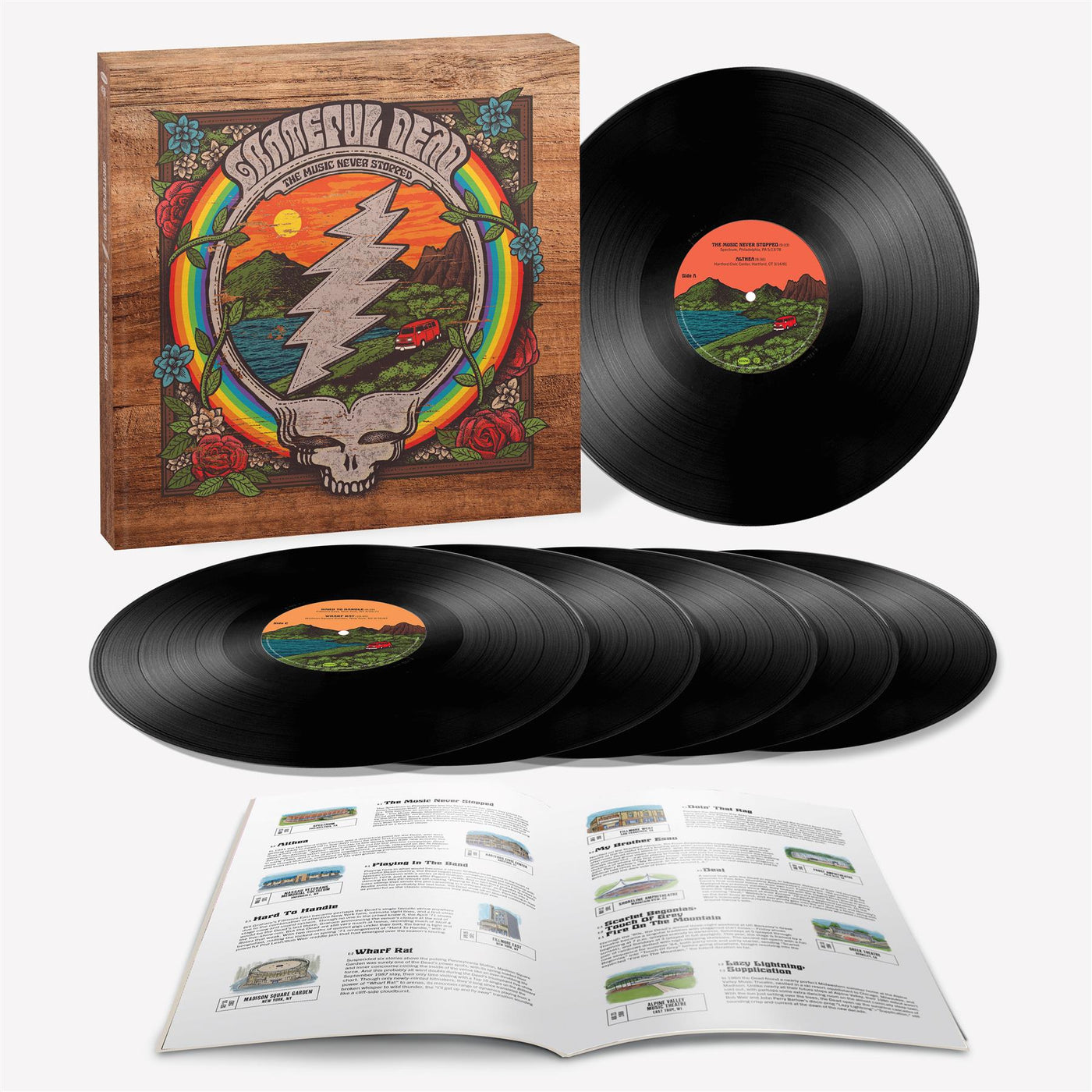 Grateful Dead - The Music Never Stopped 6x Vinyl LP Box Set
