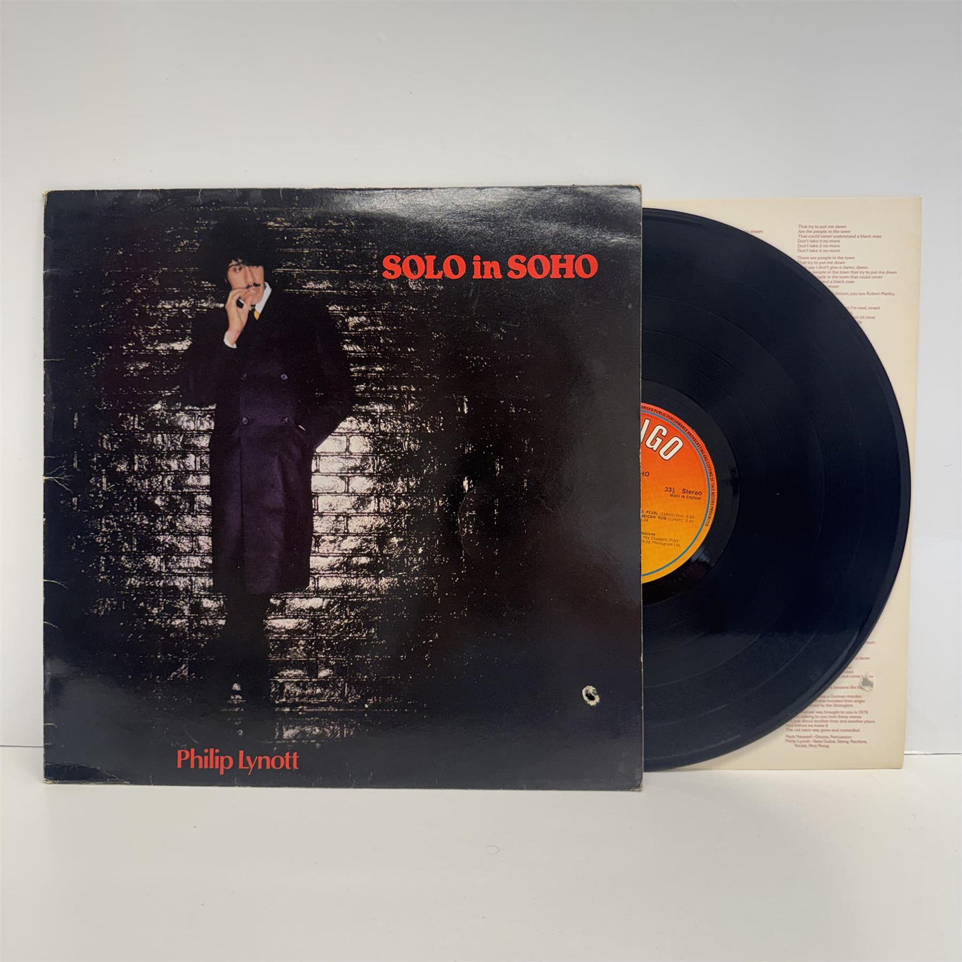Philip Lynott - Solo In Soho Vinyl LP