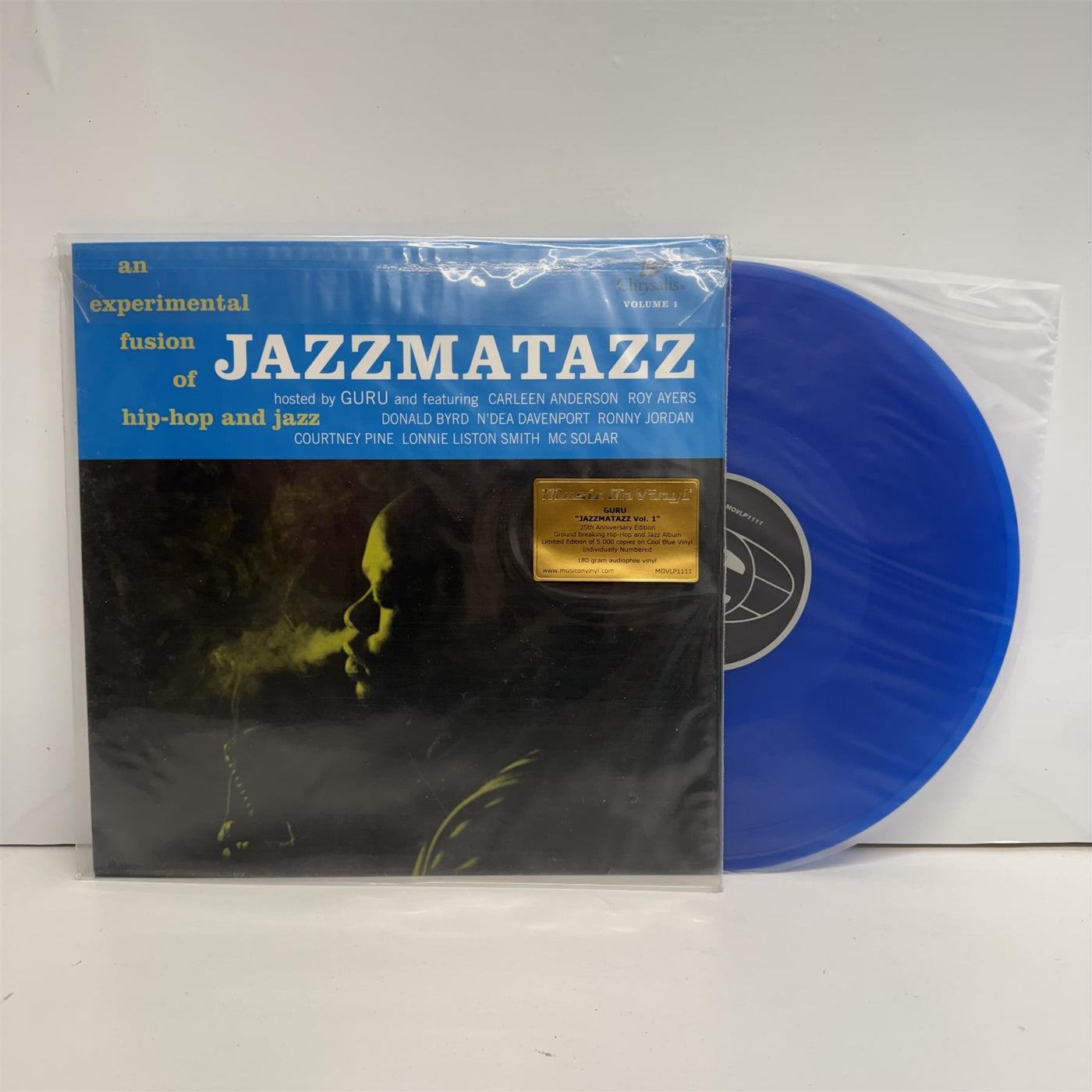 Guru - Jazzmatazz (Volume 1) Limited Numbered Blue Vinyl LP Reissue