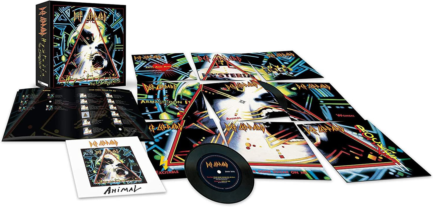 Def Leppard - Hysteria - The Singles Limited Edition 10x 7" Vinyl Single Box Set