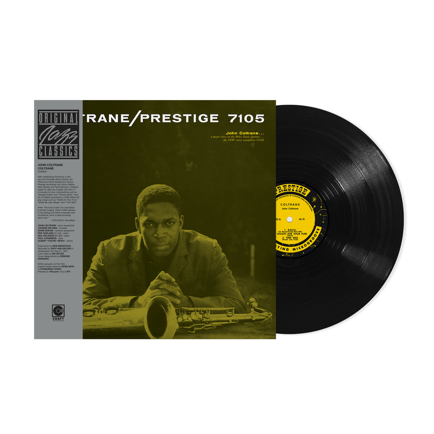 John Coltrane - Coltrane 180G Vinyl LP Reissue