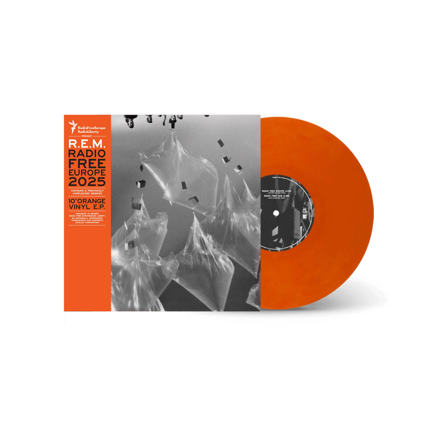 R.E.M. - Radio Free Europe 2025 Indies Exclusive 10" Orange Vinyl EP