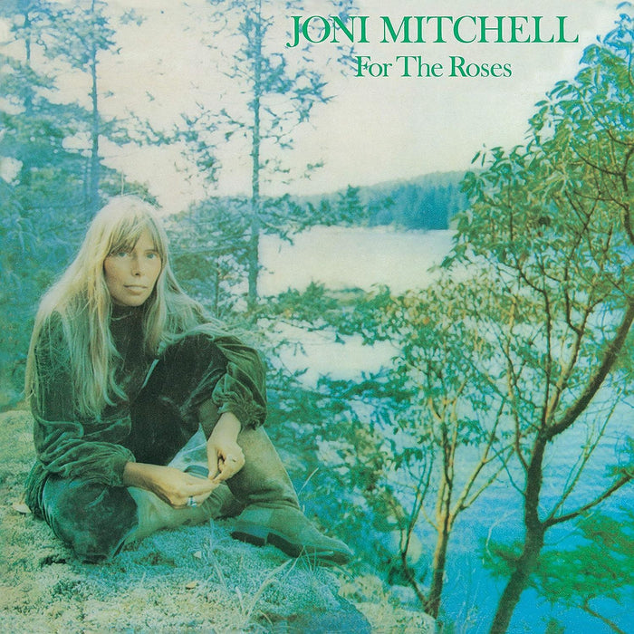 Joni Mitchell - For The Roses Transparent Aqua Blue Vinyl LP Remastered