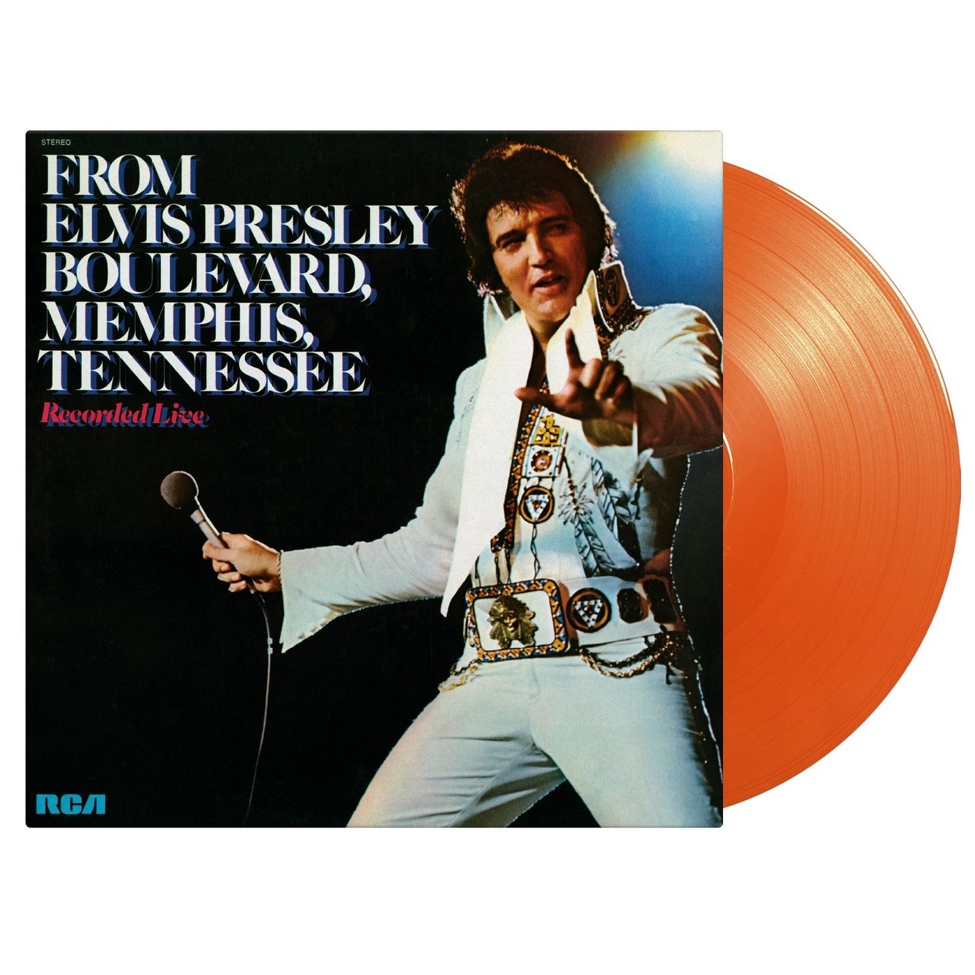 Elvis Presley - From Elvis Presley Boulevard, Memphis, Tennessee Limited Edition 180G Orange Vinyl LP Reissue