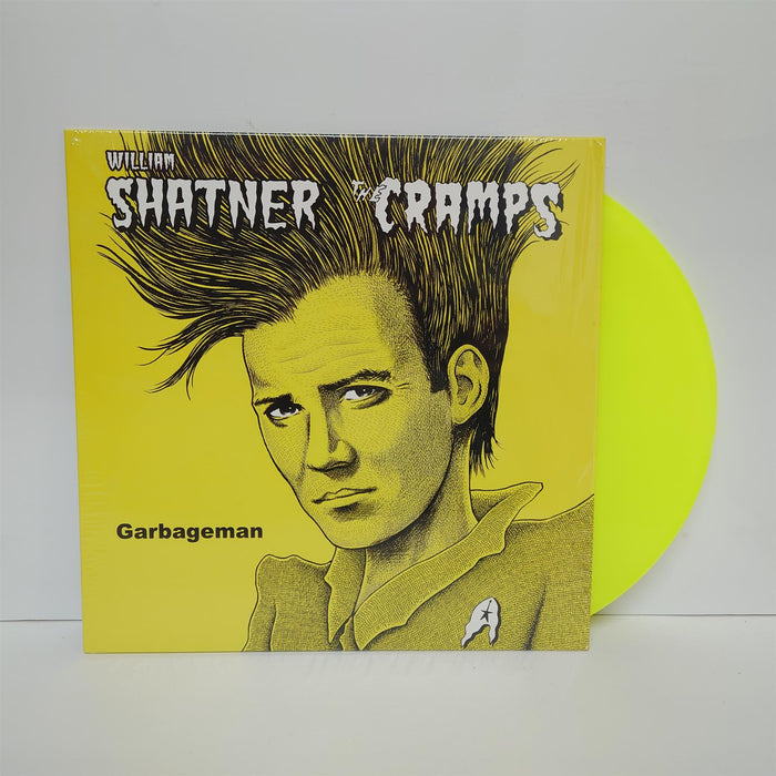 William Shatner / The Cramps - Garbageman 12" Yellow Vinyl Single