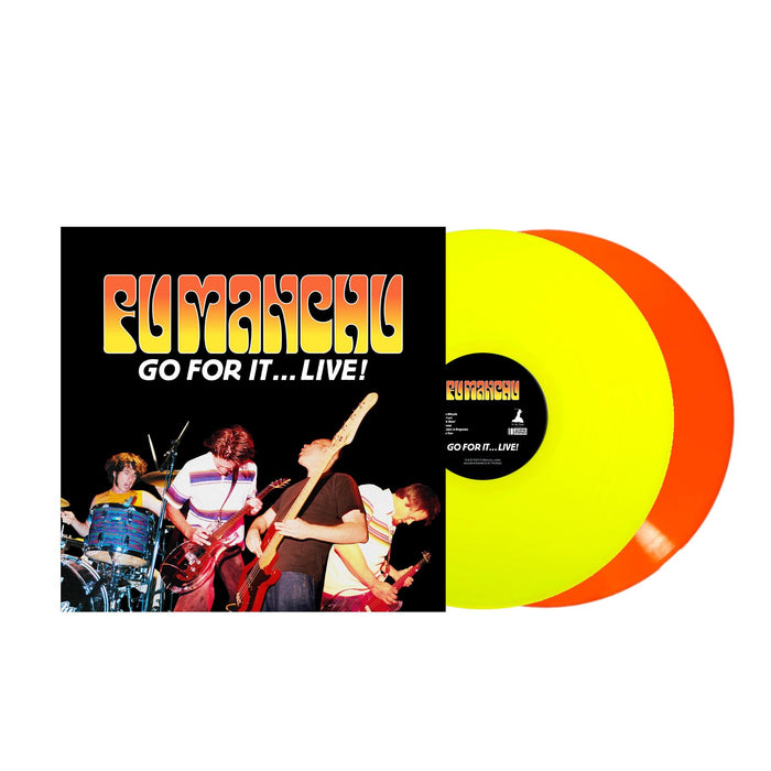 Fu Manchu - Go For It...Live! 2x Neon Yellow / Neon Orange Vinyl LP Reissue