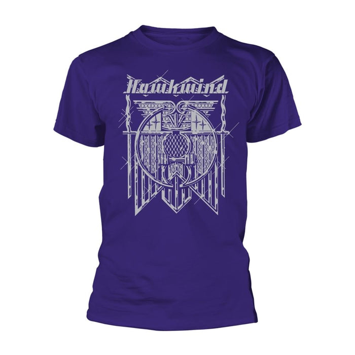 Hawkwind - Doremi Silver (Purple) T-Shirt