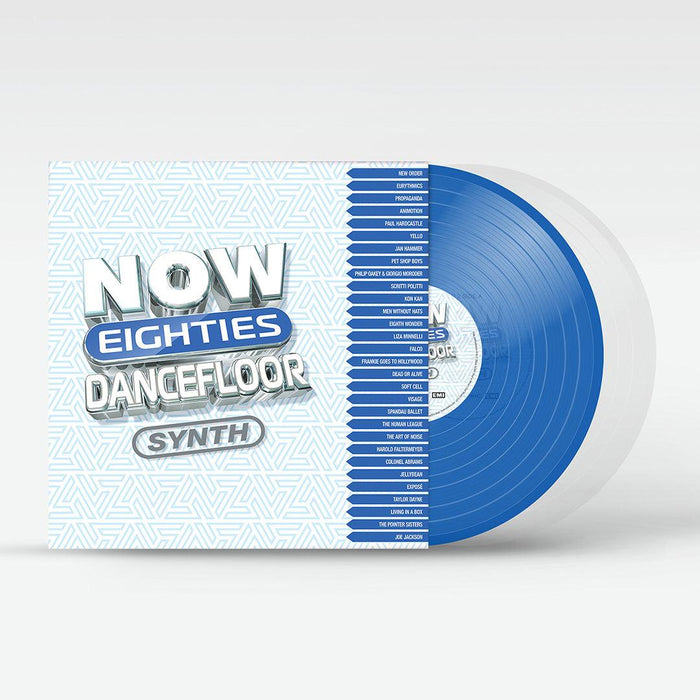 NOW That's What I Call 80's Dancefloor: Synth - V/A 2x Clear & Blue Vinyl LP