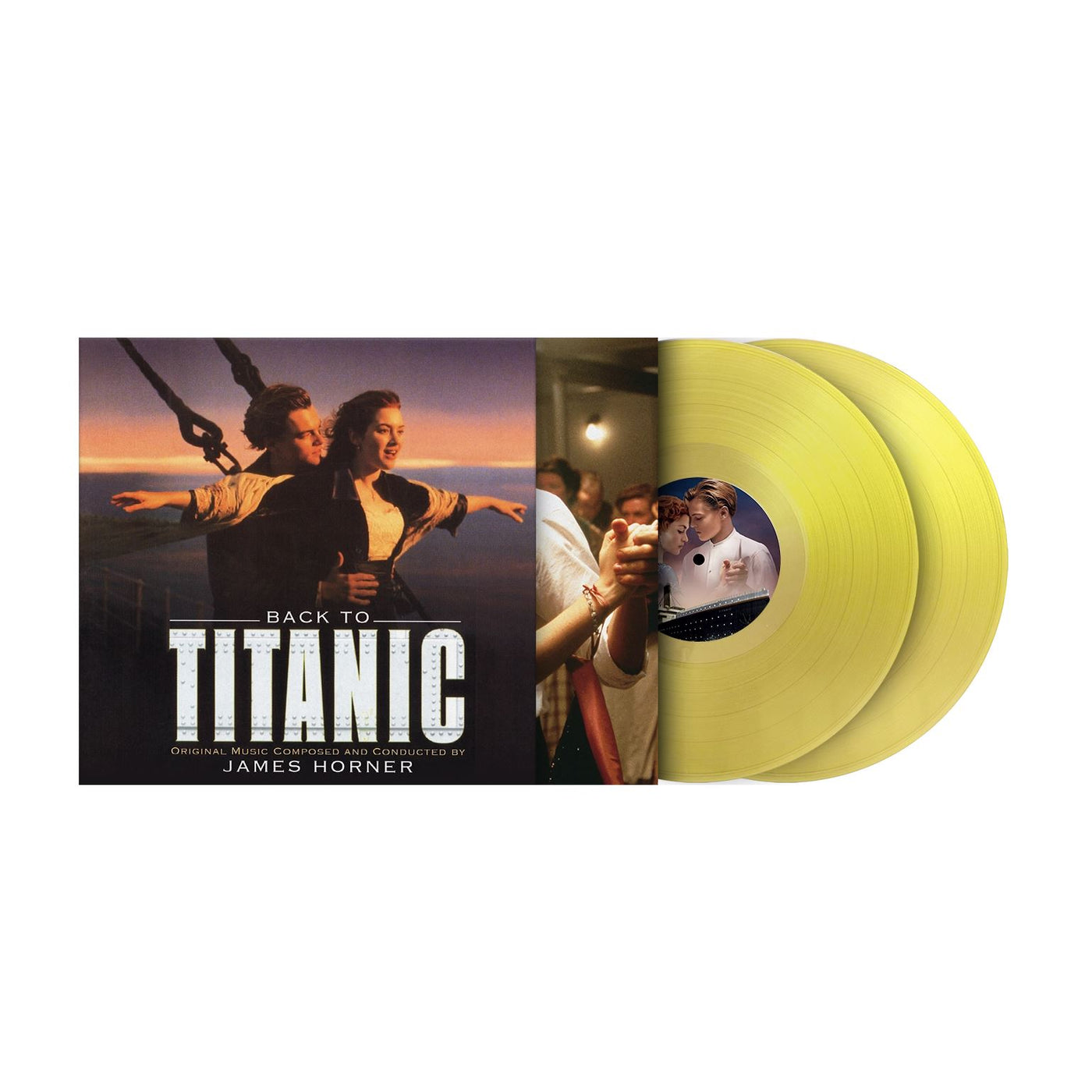 Back To Titanic - James Horner Limited Edition 2x 180G Yellow Vinyl LP Reissue