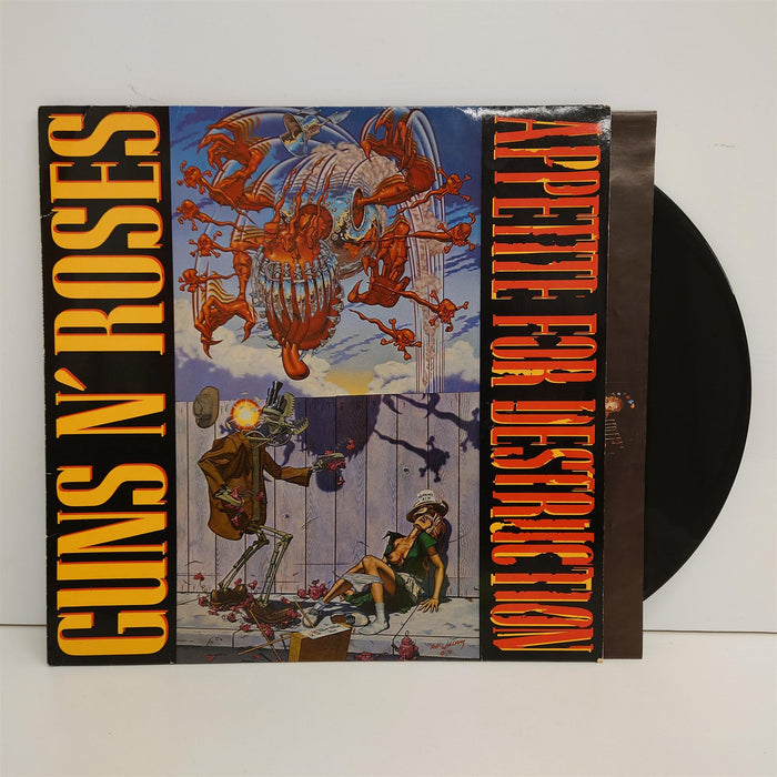 Guns N' Roses - Appetite For Destruction Vinyl LP Uncensored Cover