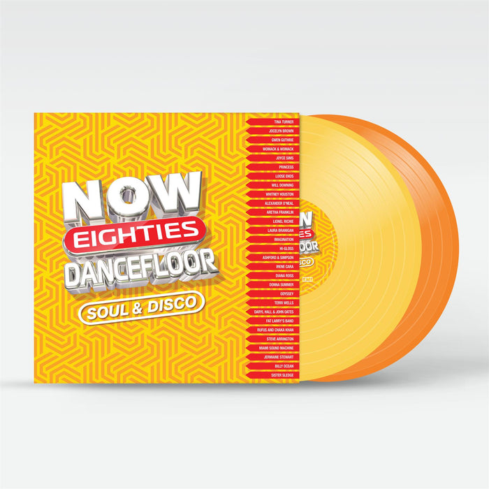 NOW That’s What I Call 80s Dancefloor: SOUL & DISCO - V/A 2x Yellow / Orange Vinyl LP