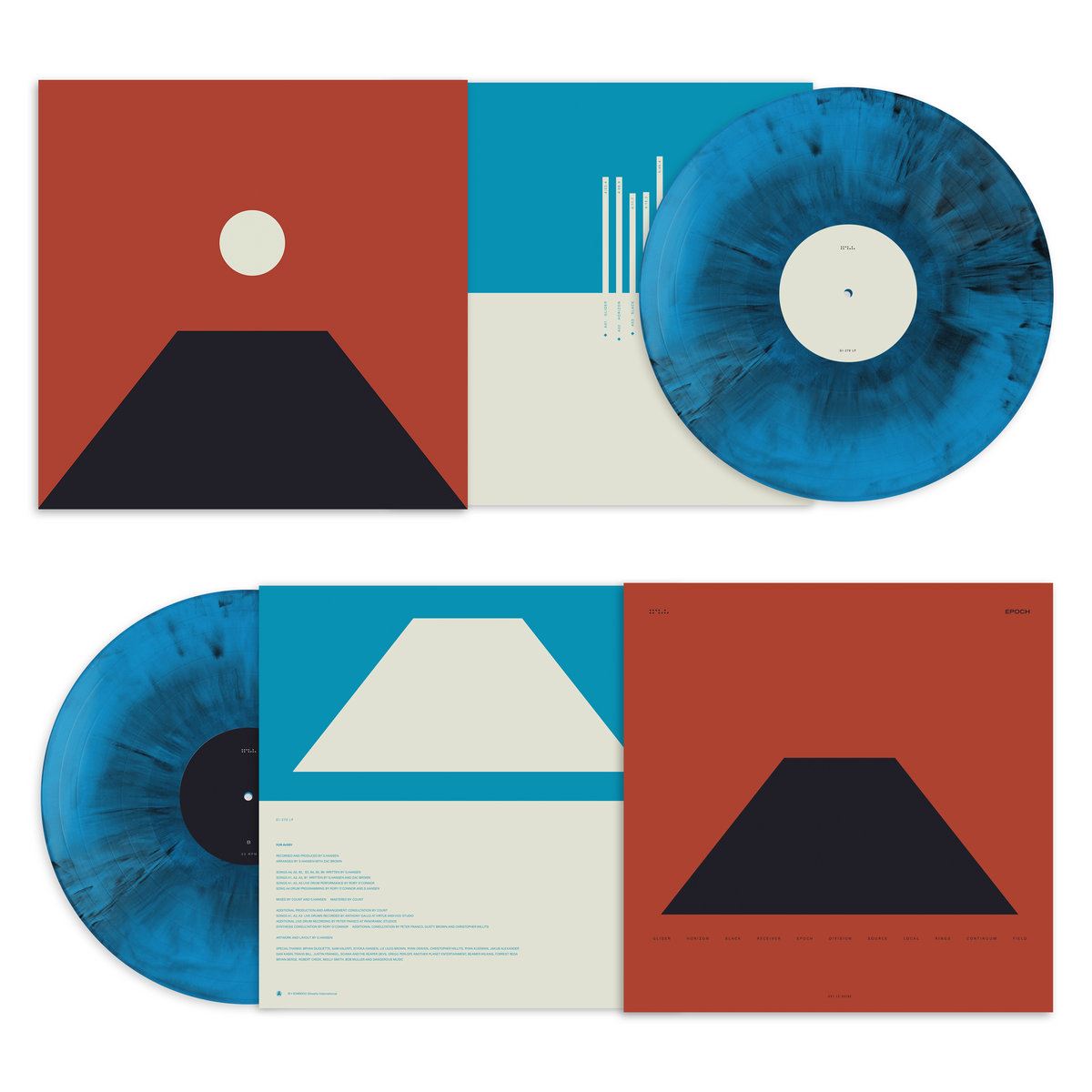 Tycho - Epoch Blue & Black Marble Vinyl LP Reissue