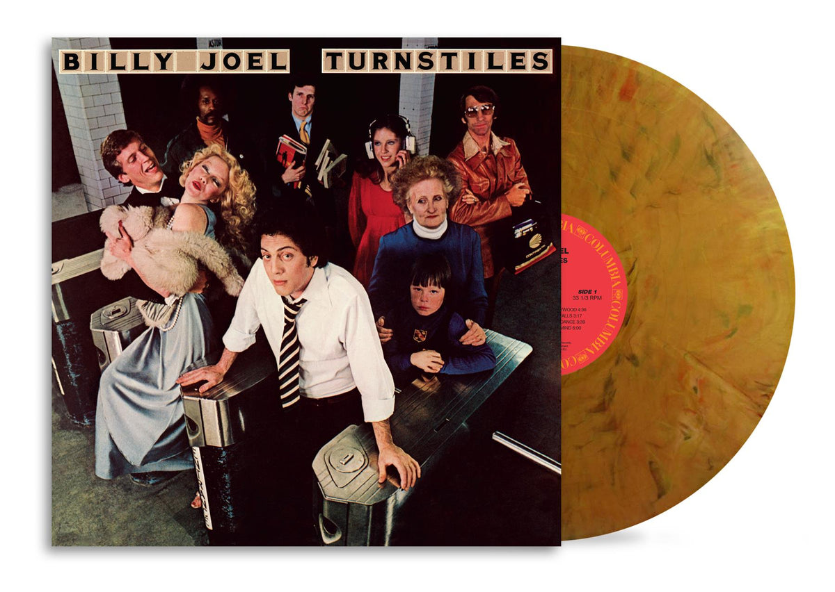 Billy Joel - Turnstiles National Album Day Subway Token Gold Vinyl LP Reissue