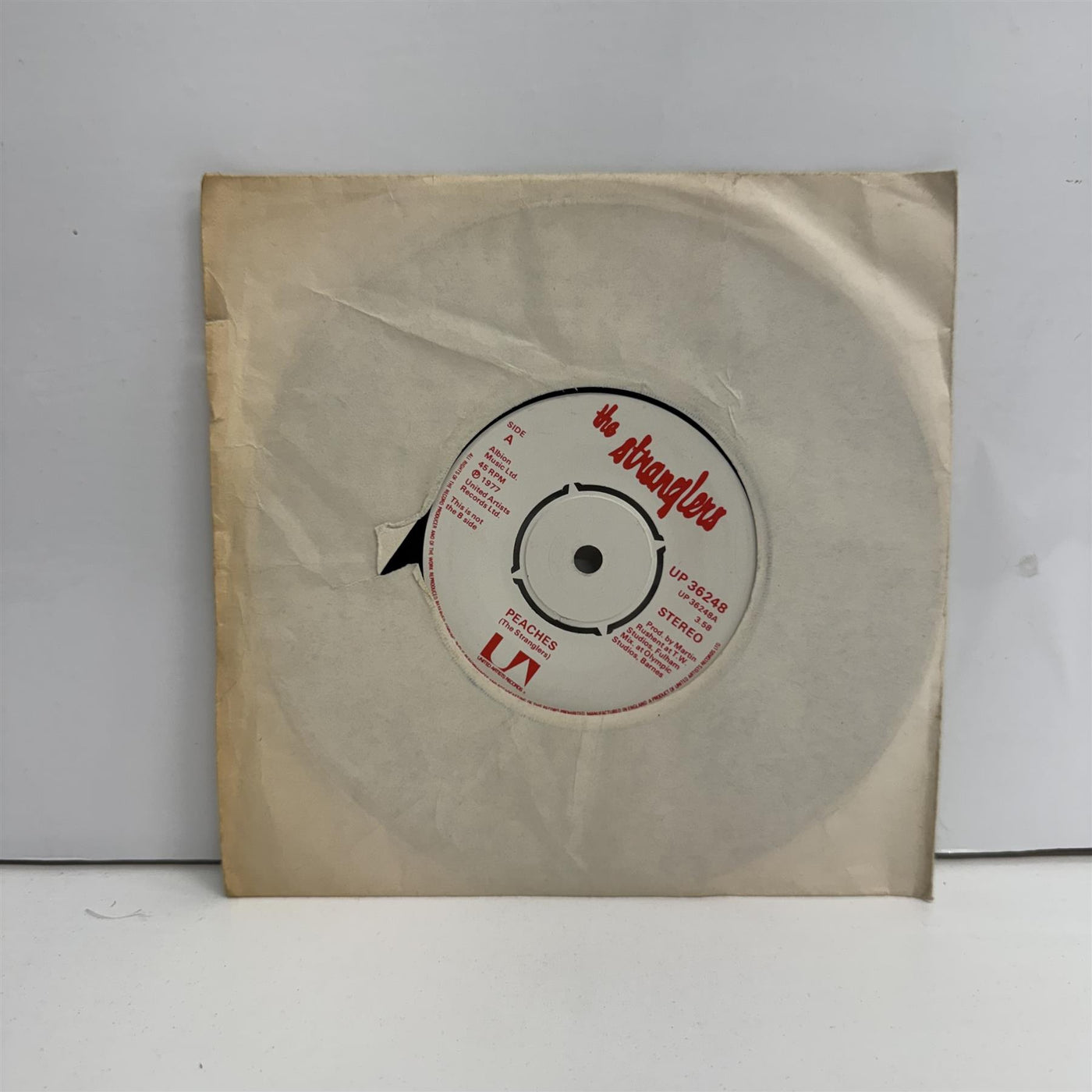 The Stranglers - Peaches / Go Buddy Go 7" Vinyl Single