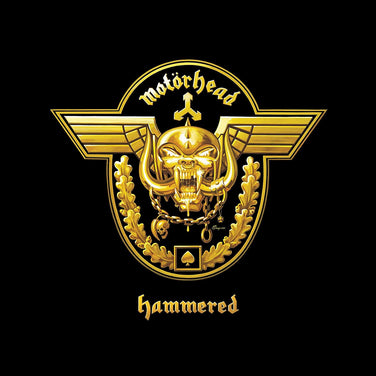 Motorhead - Hammered 20th Anniversary Gold & Black Splatter Vinyl LP Reissue