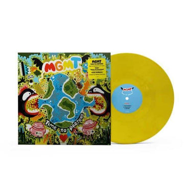 MGMT - Time to Pretend Banana Yellow Vinyl LP