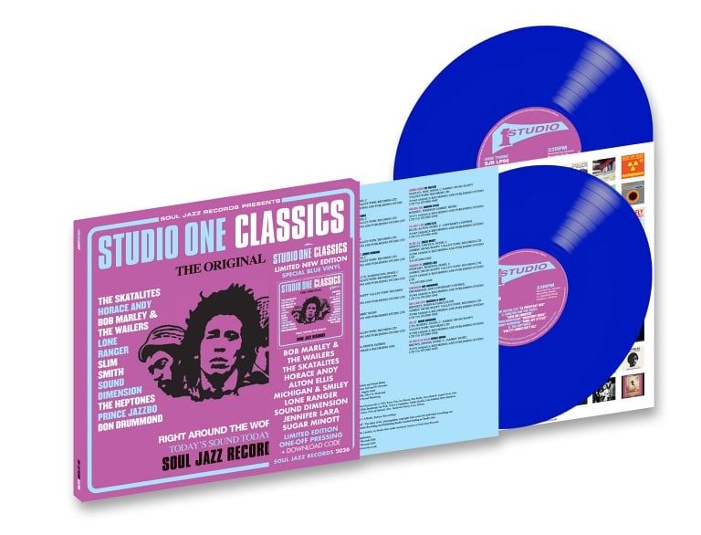 Soul Jazz Records Presents: STUDIO ONE CLASSICS - V/A 2x Blue Vinyl LP Reissue