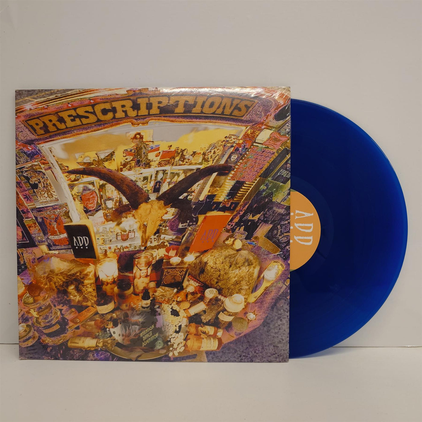 Hank Williams III - Attention Deficit Domination Blue Vinyl LP