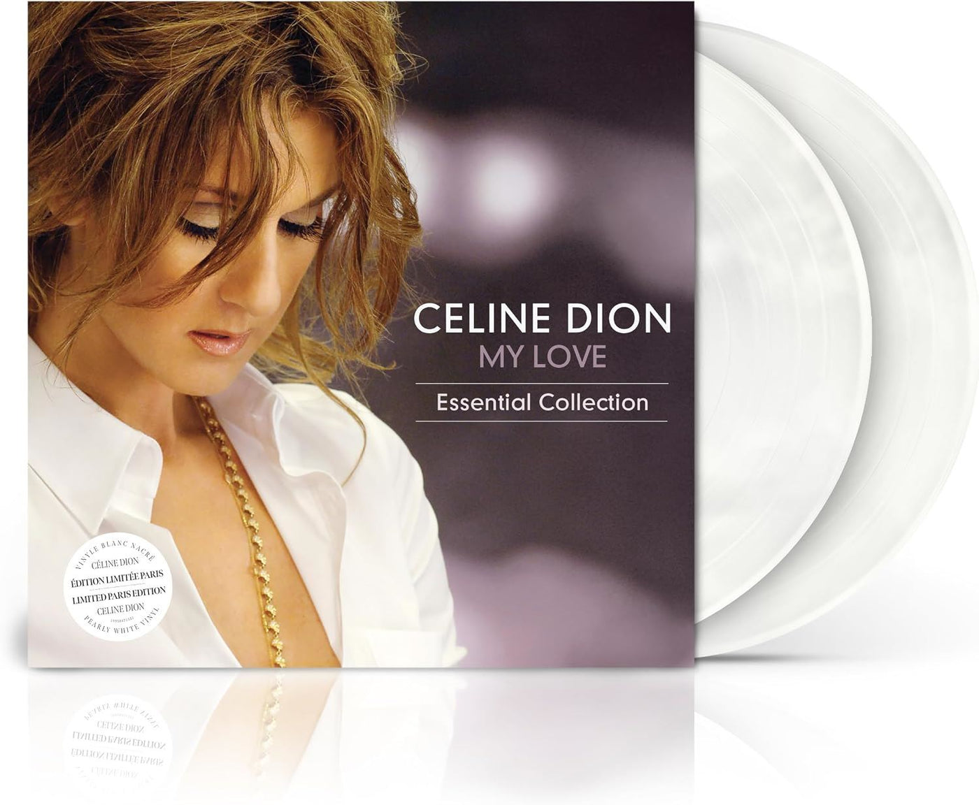 Céline Dion - My Love: Essential Collection 2x Milky Clear Vinyl LP Reissue