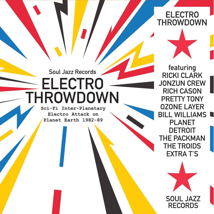 Soul Jazz Records Presents: Electro Throwdown - Sci-Fi Inter-Planetary Electro Attack on Planet Earth 1982-89 - V/A 2x Vinyl LP