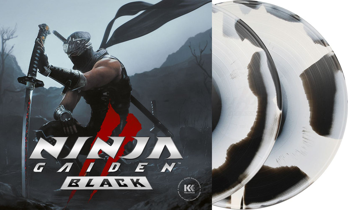Ninja Gaiden II - Black (Original Game Soundtrack) - V/A 2x Black & White Corona Vinyl LP