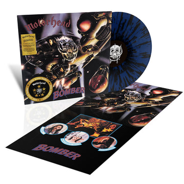 Motorhead - Bomber 50th Anniversary Dark Blue & Black Splatter Vinyl LP Reissue