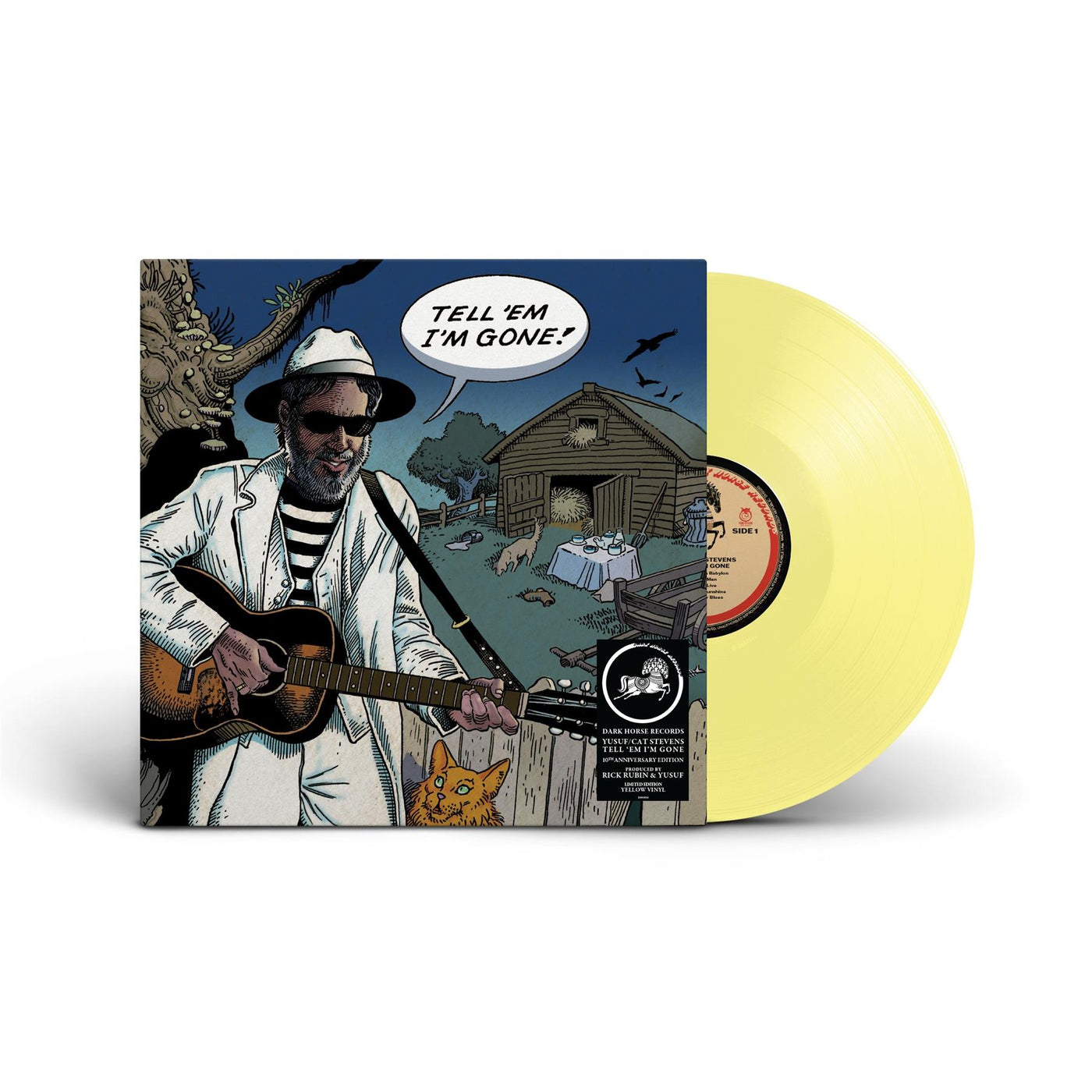 Yusuf / Cat Stevens - Tell 'Em I'm Gone Yellow Vinyl LP Reissue