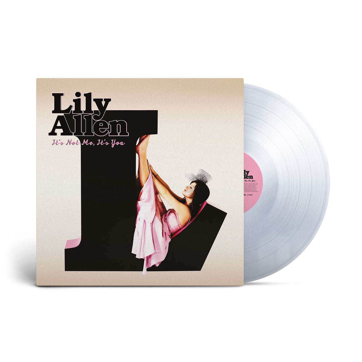 Lily Allen - It's Not Me, It's You Crystal Clear Vinyl LP Reissue