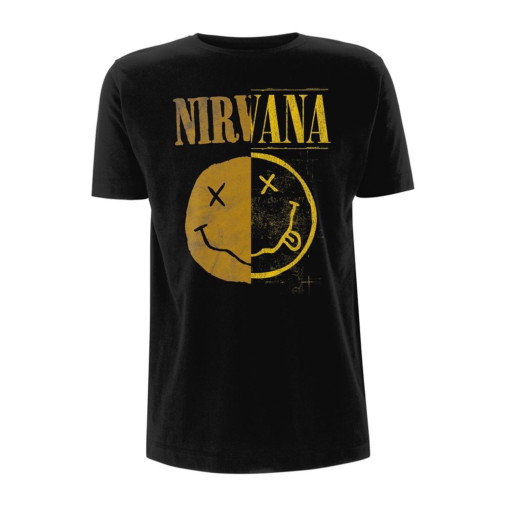 Nirvana - Spliced Smiley T-Shirt