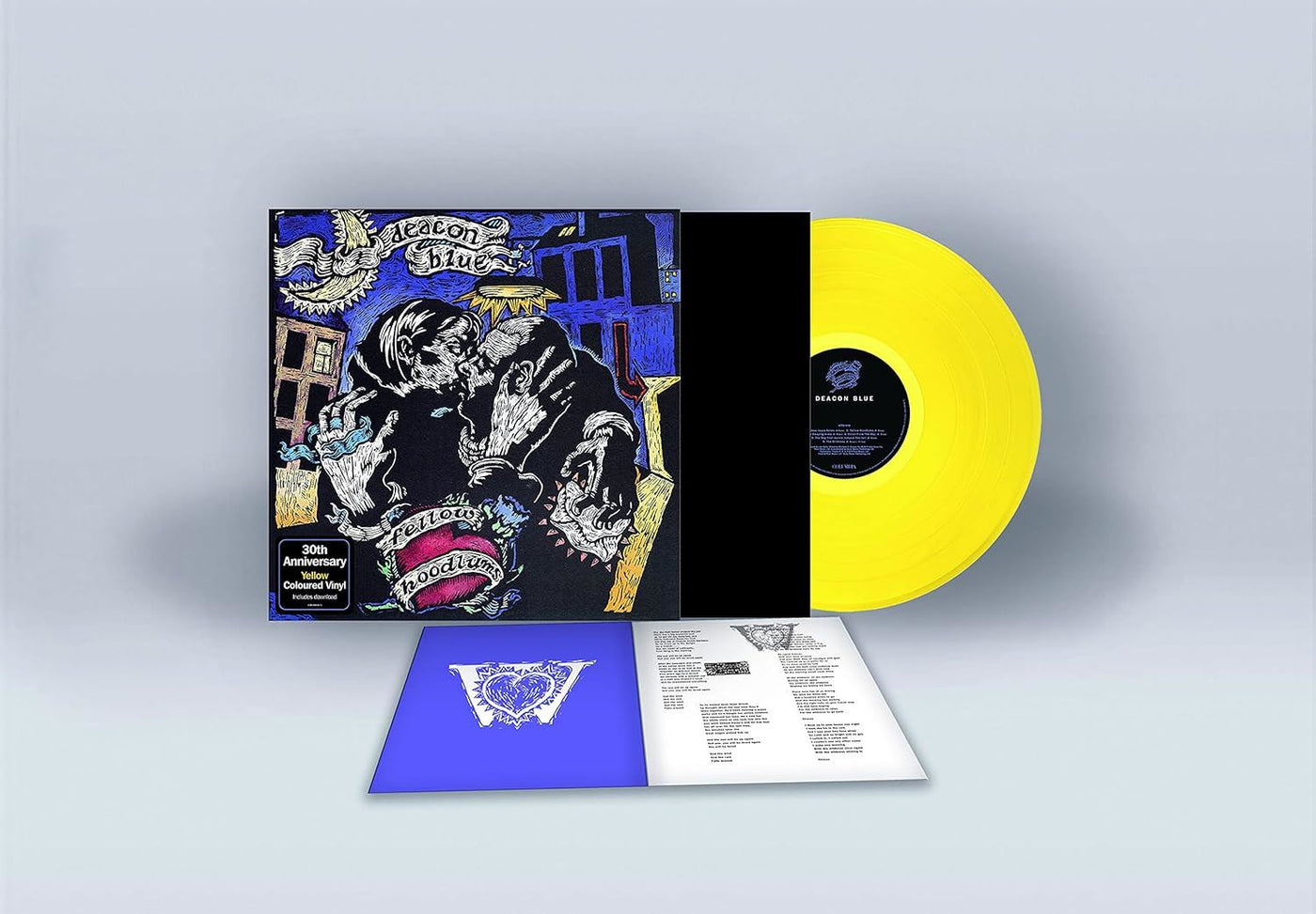 Deacon Blue - Fellow Hoodlums Yellow Vinyl LP Reissue