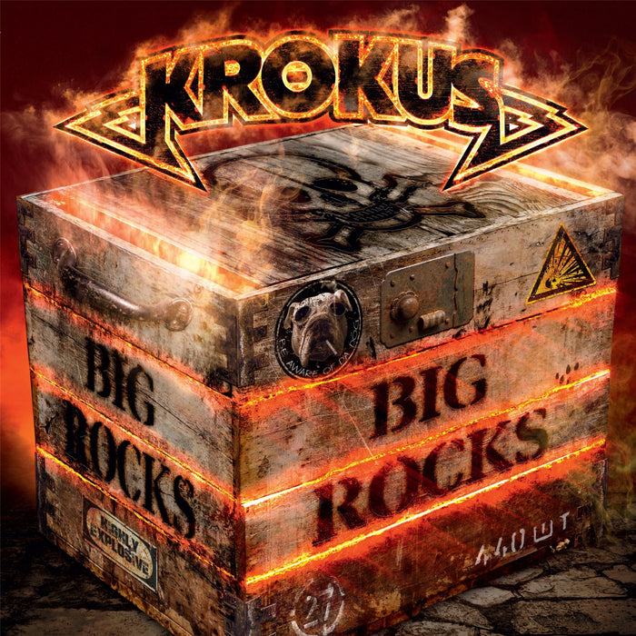 Krokus - Big Rocks Limited Edition 180G Flaming Vinyl LP Reissue