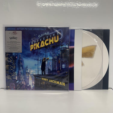 Pokémon Detective Pikachu (Original Motion Picture Soundtrack) - Henry Jackman Limited Edition 2x White Vinyl LP + Poster