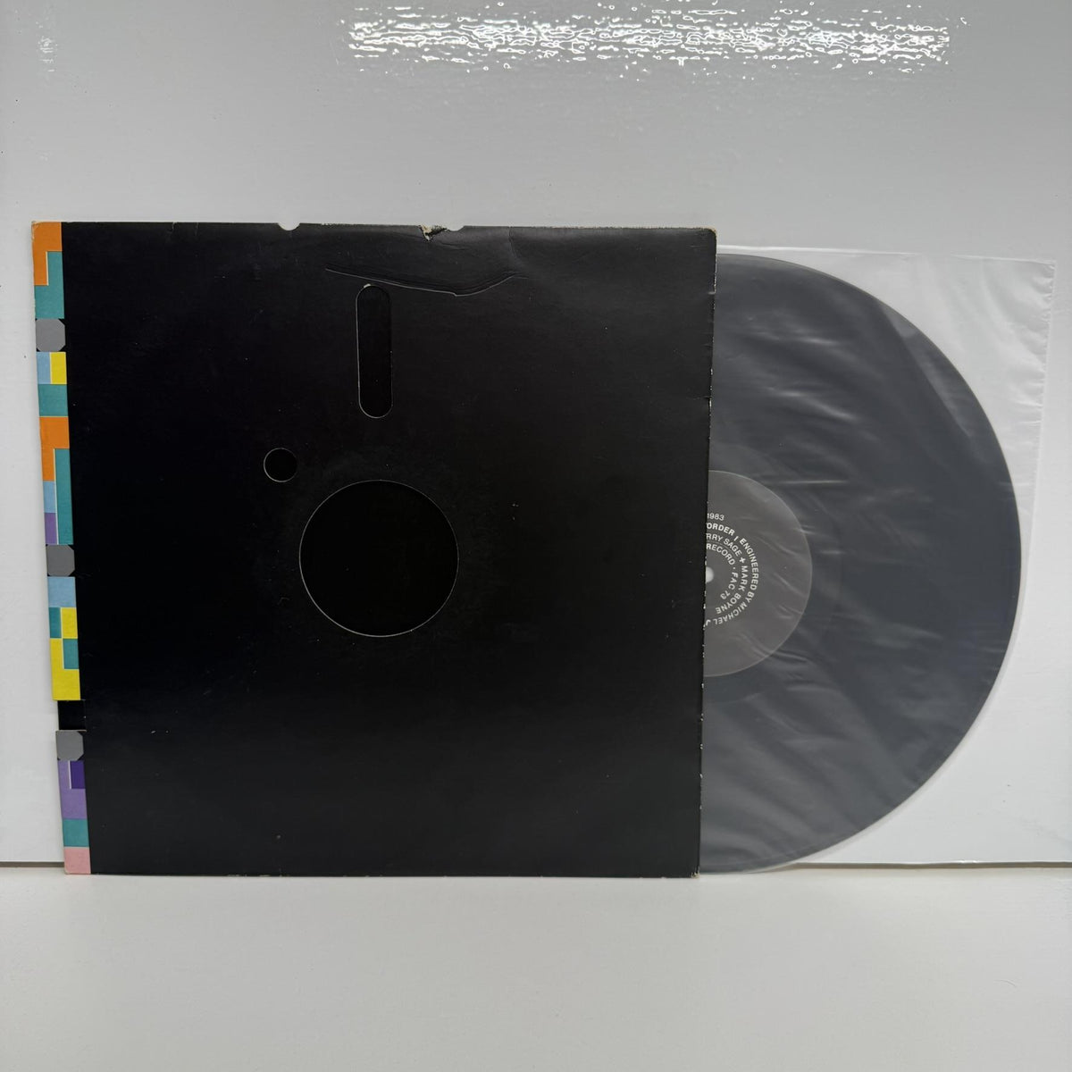 New Order - Blue Monday Die-Cut Cover 12" Black Inner Sleeve Vinyl Single Reissue
