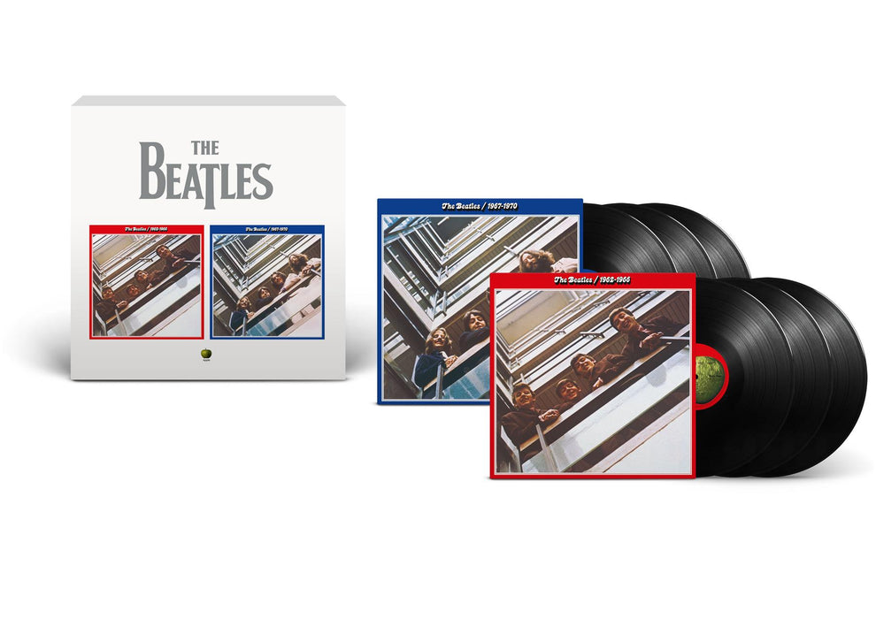 The Beatles - Red + Blue Albums Limited Edition 6x Vinyl LP