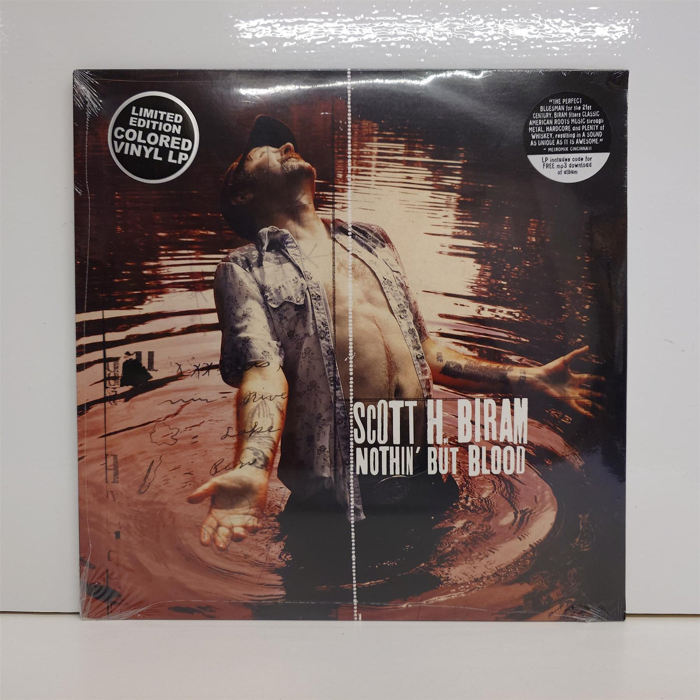 Scott H. Biram - Nothin' But Blood Limited Edition Red Vinyl LP