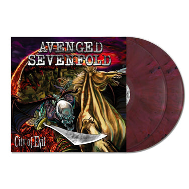 Avenged Sevenfold - City of Evil 20th Anniversary Edition 2x Red Velvet Blend Vinyl LP Reissue