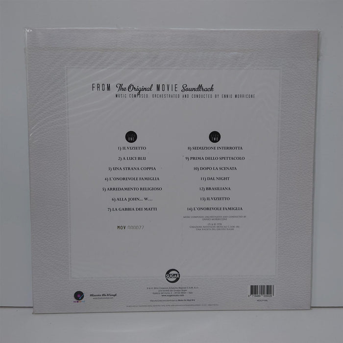 Il Vizietto - Ennio Morricone Limited Edition 180G Numbered Transparent Vinyl LP