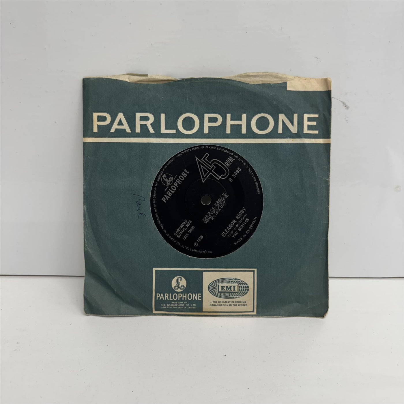 The Beatles - Eleanor Rigby / Yellow Submarine 7" Vinyl Single