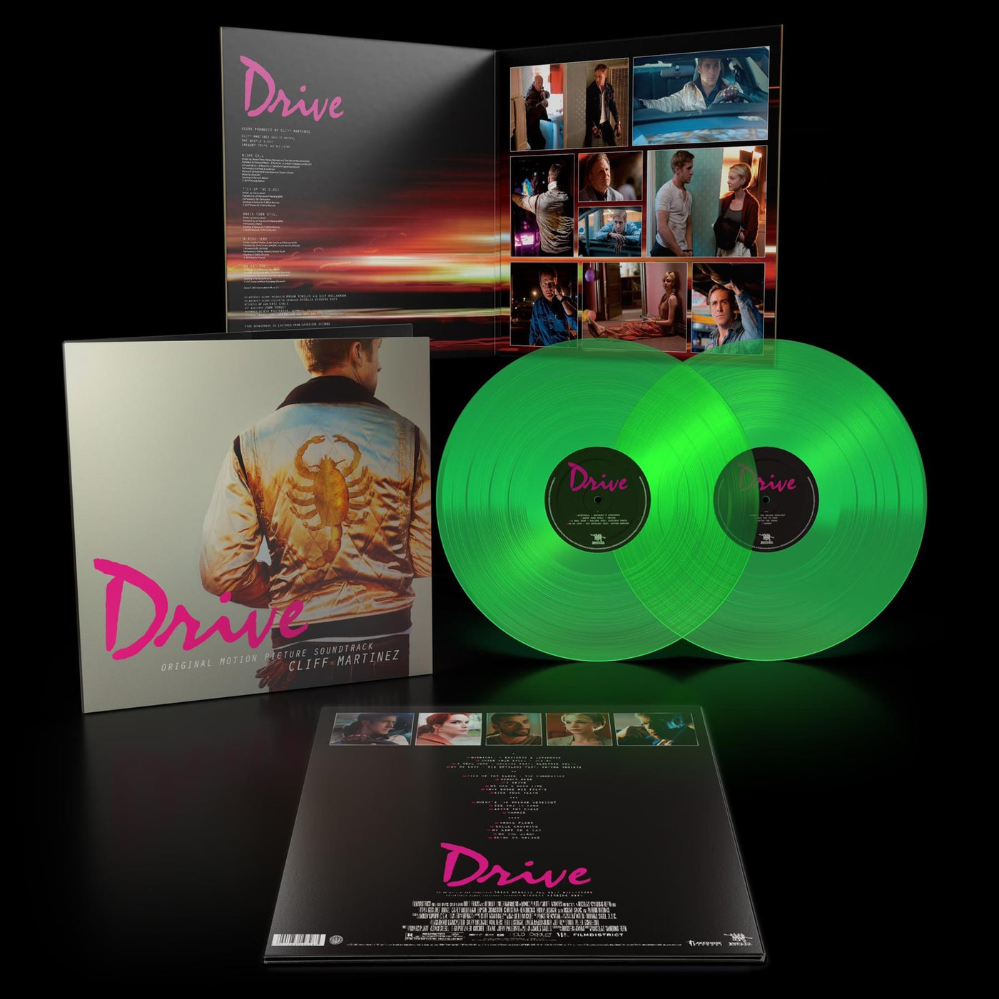 Drive (Original Motion Picture Soundtrack) - Cliff Martinez Limited Edition 2x Glow In The Dark Vinyl LP Reissue
