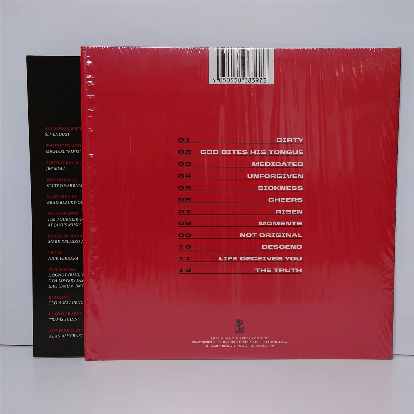 Sevendust - All I See Is War Limited Edition Red & Black Vinyl LP