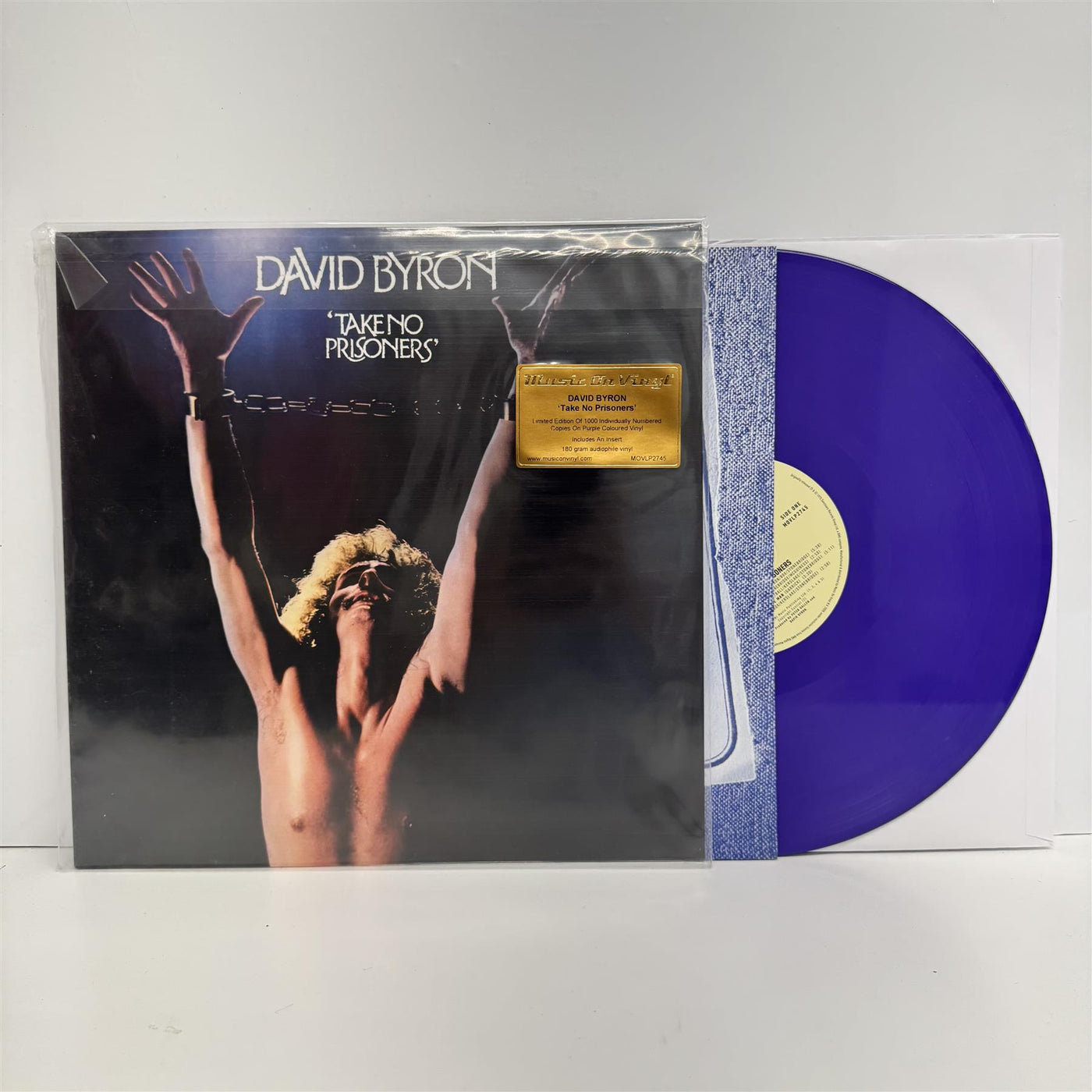 David Byron - Take No Prisoners Limited Edition Purple Vinyl LP