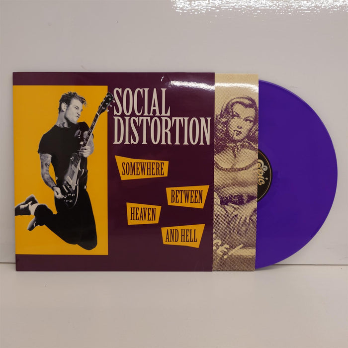 Social Distortion - Somewhere Between Heaven And Hell Limited Edition 180G Purple Vinyl LP Reissue