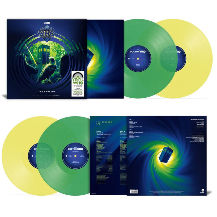 Doctor Who: The Crusade - V/A 2x Green / Yellow Vinyl LP