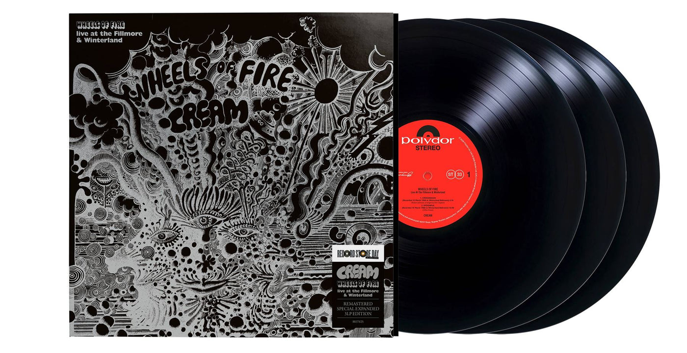 Cream - Wheels Of Fire: Live At The Fillmore & Winterland RSD 2026 3x Vinyl LP Remastered