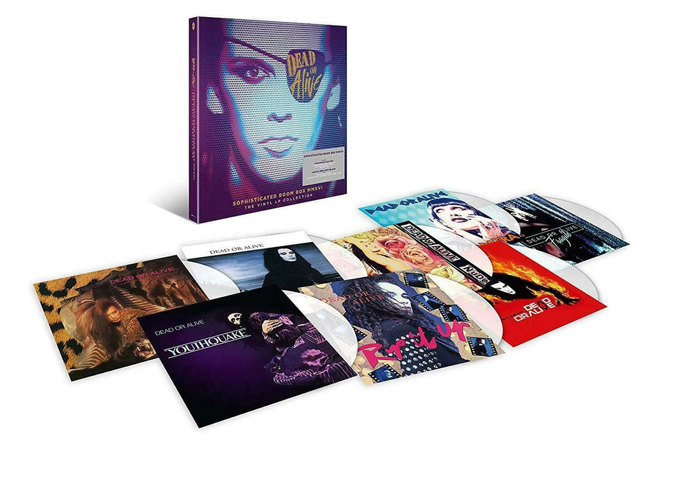Dead Or Alive - Sophisticated Boom Box MMXVI 10x Clear Vinyl LPs