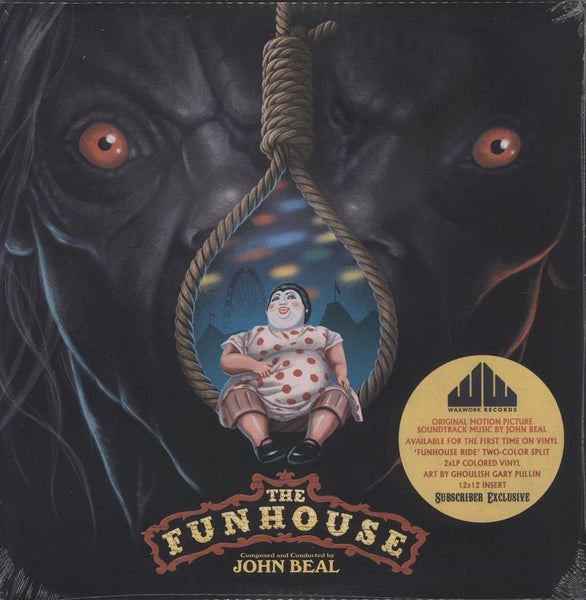 The Funhouse (Original Motion Picture Soundtrack Music) - John Beal Subscriber Exclusive 2x Funhouse Ride Two-Colour Split Vinyl LP