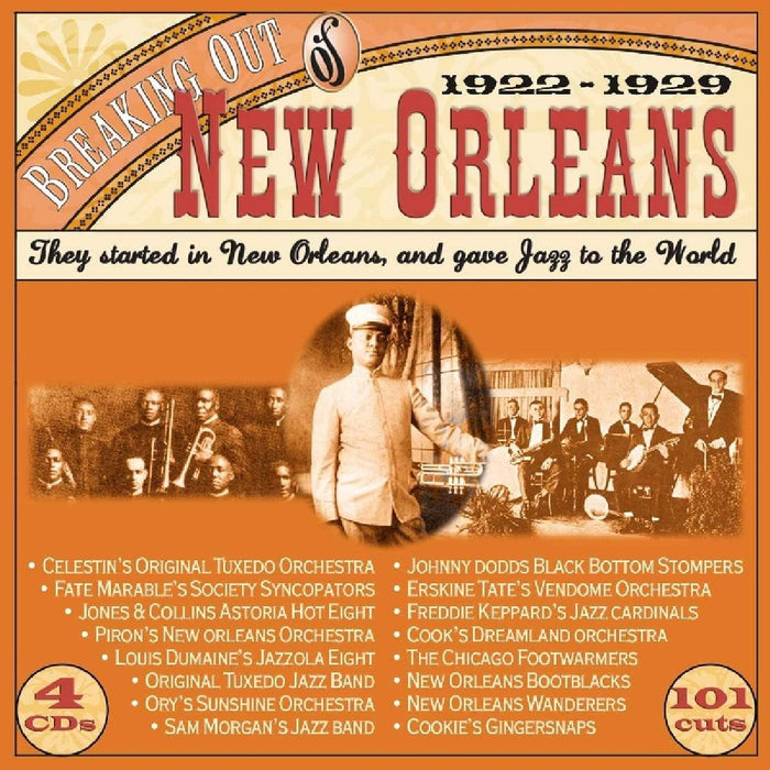 Breaking Out Of New Orleans 1922-1929 - V/A 4CD Set