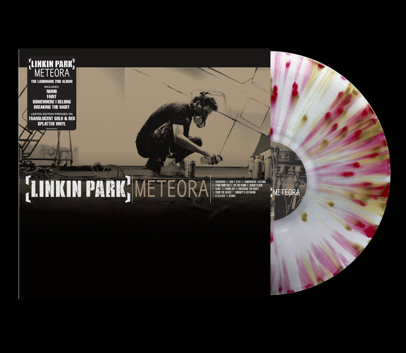 Linkin Park - Meteora Translucent With Gold & Red Splatter Reissue